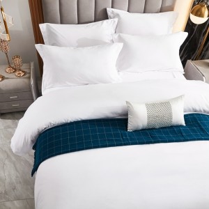 High-end 150g thickened brushed hotel four-piece set 40S cotton