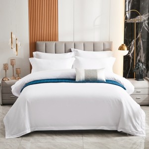 High-end 150g thickened brushed hotel four-piece set 40S cotton