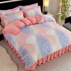 High-Weight Milk Velvet Warmth Four-Piece Set