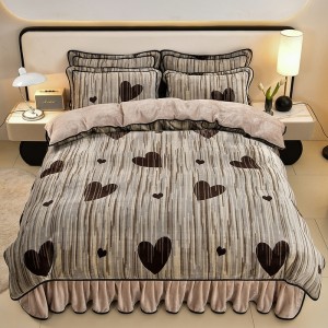 High-Weight Milk Velvet Warmth Four-Piece Set