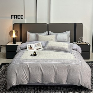 New Thickened Cotton Large Print Four-Piece Set
