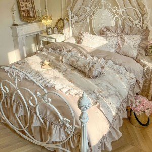 New Cotton French Digital Print Four-Piece Set