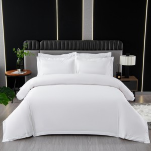 Cotton satin high-end new 60-count satin pure cotton five-star hotel hotel four-piece set