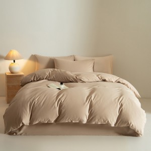 New hotel A-class 50-count pure cotton brushed four-piece suit