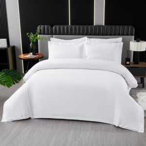 Cotton satin high-end new 60-count satin pure cotton five-star hotel hotel four-piece set