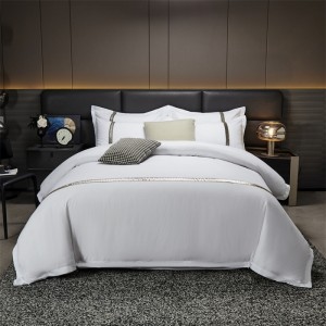 New white star hotel solid color hotel four-piece set