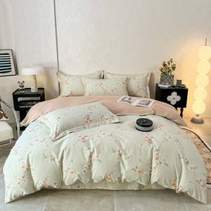Atmospheric 100% cotton ecological brushed four-piece set