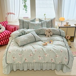 Exquisite brushed French romantic retro four-piece set
