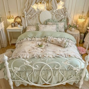 New Cotton French Digital Print Four-Piece Set