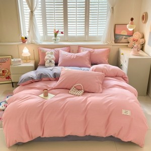 Home new all-cotton printed four-piece set