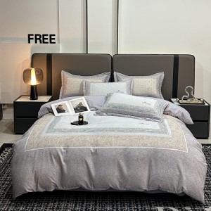 New Thickened Cotton Large Print Four-Piece Set