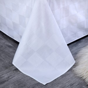Hotel linen high-weight brushed jacquard high-imitation cotton star hotel homestay four-piece set