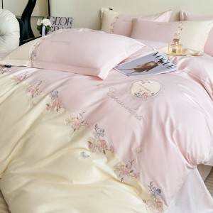 Hot-selling 100% cotton embroidered four-piece set