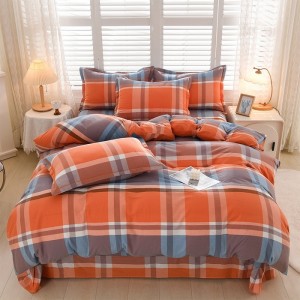 Class A washed cotton four-piece set, pure cotton three-piece set