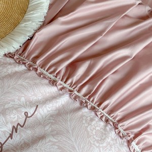 New 100s Satin Long-staple Cotton Digital Print Four-Piece Set