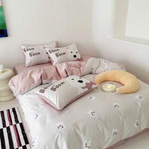 New 100s Australian cotton pure cotton digital printing four-piece set