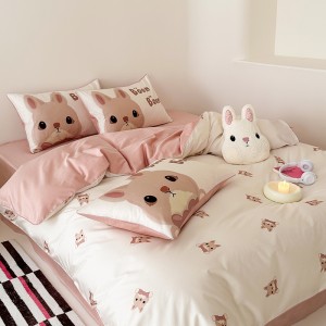 New 100s Australian cotton pure cotton digital printing four-piece set