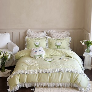 New 100s Australian cotton precision embroidery four-piece set series