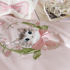 New 100s Australian cotton precision embroidery four-piece set series