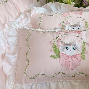 New 100s Australian cotton precision embroidery four-piece set series