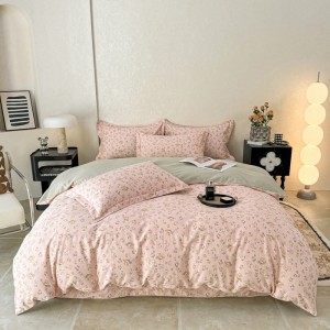 Atmospheric 100% cotton ecological brushed four-piece set