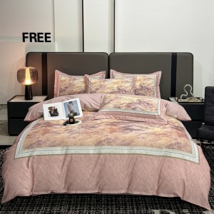 New Thickened Cotton Large Print Four-Piece Set