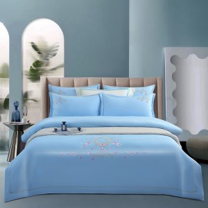 Cloud cotton new Chinese style embroidery four-piece set
