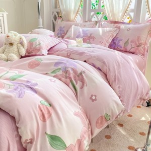 Exquisite and Elegant Cotton Printed Four-Piece Set
