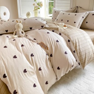 Exquisite and Elegant Cotton Printed Four-Piece Set