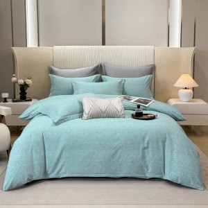 100% cotton brushed digitally printed thickened four-piece set