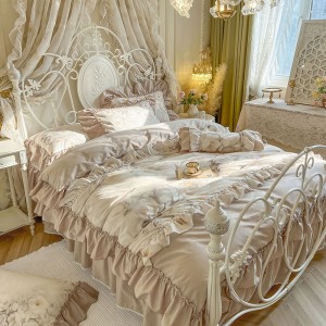 New Cotton French Digital Print Four-Piece Set