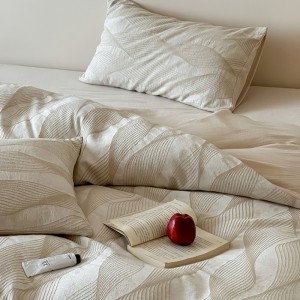 Exquisite 60s yarn-dyed air cotton four-piece set