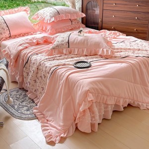 Beautiful New Korean Summer Quilt Four-Piece Set