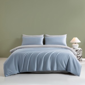 Pure cotton A-class 60s long-staple cotton pure color satin pure cotton four-piece set