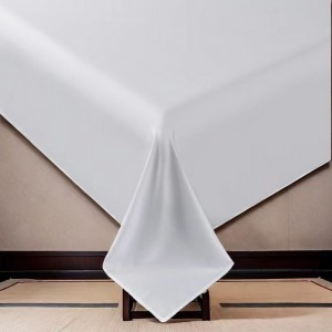 High-end new all-cotton pure cotton satin strip five-star hotel four-piece set