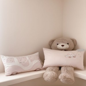 500tc satin cotton 3/4pcs quilt cover set silky bed sheets pink embroidery bedding set