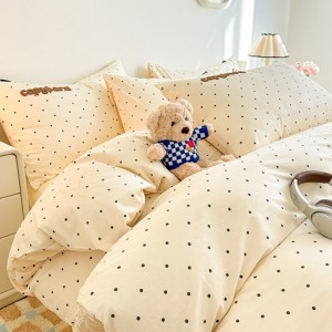 Home new style 100% cotton towel embroidered four-piece set