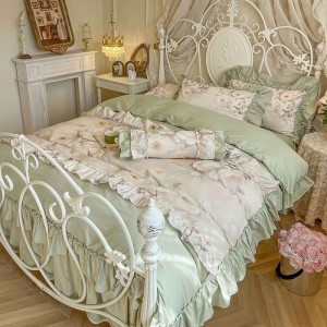 New Cotton French Digital Print Four-Piece Set