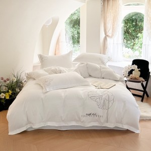 New thickened twill skin-friendly cotton high-end hotel, guesthouse and homestay four-piece set