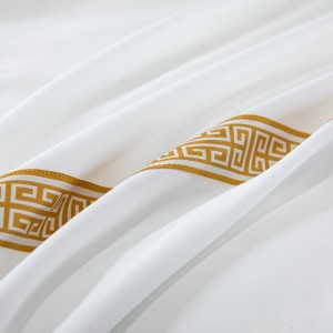 New genuine yarn weaving density hotel linen four-piece set 60s bedding four-piece set