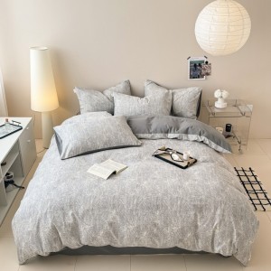 40s twill pure cotton brushed four-piece set