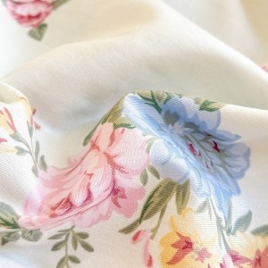 Hot-selling 100% cotton double-layer lace printed four-piece set