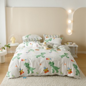 40s pure cotton Disney cartoon children’s four-piece set