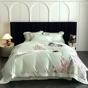 Exquisite embroidery Xinjiang long-staple cotton trace four-piece set