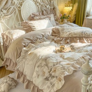 Cotton French Digital Print Four-Piece Set
