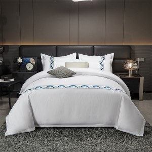 New white star hotel solid color hotel four-piece set