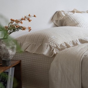 Foreign Trade Pure Cotton & Linen 4PCS Embroidery Bed Sets Multifunctional Quilt Cover Bed Cover Bedspread Home Hotel Textile Bed Sheets Bedding Set Wholesale