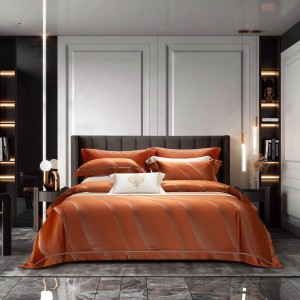 Oeko Certification 100% Mulberry Silk 19mm 22mm 25mm 30mm Duvet Cover Set Luxury Home Textile Bed Sheets Jacquard Quilt Cover 4PCS Bedding Set