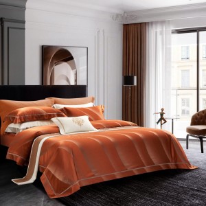 Oeko Certification 100% Mulberry Silk 19mm 22mm 25mm 30mm Duvet Cover Set Luxury Home Textile Bed Sheets Jacquard Quilt Cover 4PCS Bedding Set