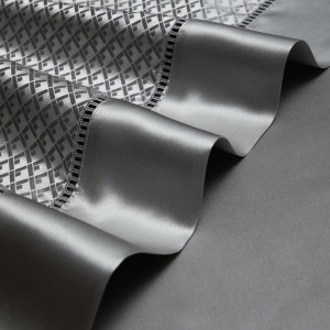 Custom Luxury Mulberry Silk Wide-Edge Jacquard Quilt Cover Super Soft Bed Sheets Pillowcases Queen King Size Bedding Set Wholesale